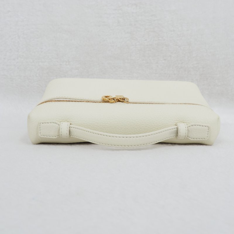 Loro Piana Extra Pocket L19 米白色單肩手提包-4