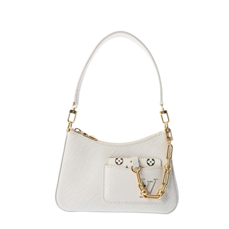 路易威登 Louis Vuitton Epi Marellini Blanc M13100 女士真皮單肩包 A 級二手 Ginzo-1