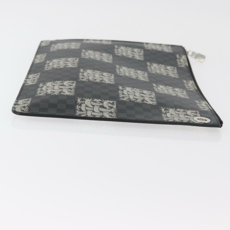 【日本直送】路易威登 Damier Graphite Pochette Jules GM 手拿包 M61232 正品 YKZ1258A-2