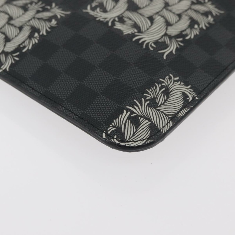 【日本直送】路易威登 Damier Graphite Pochette Jules GM 手拿包 M61232 正品 YKZ1258A-6