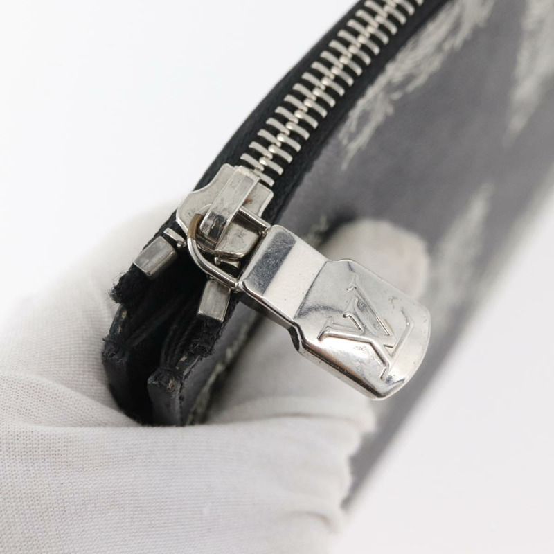 【日本直送】路易威登 Damier Graphite Pochette Jules GM 手拿包 M61232 正品 YKZ1258A-7