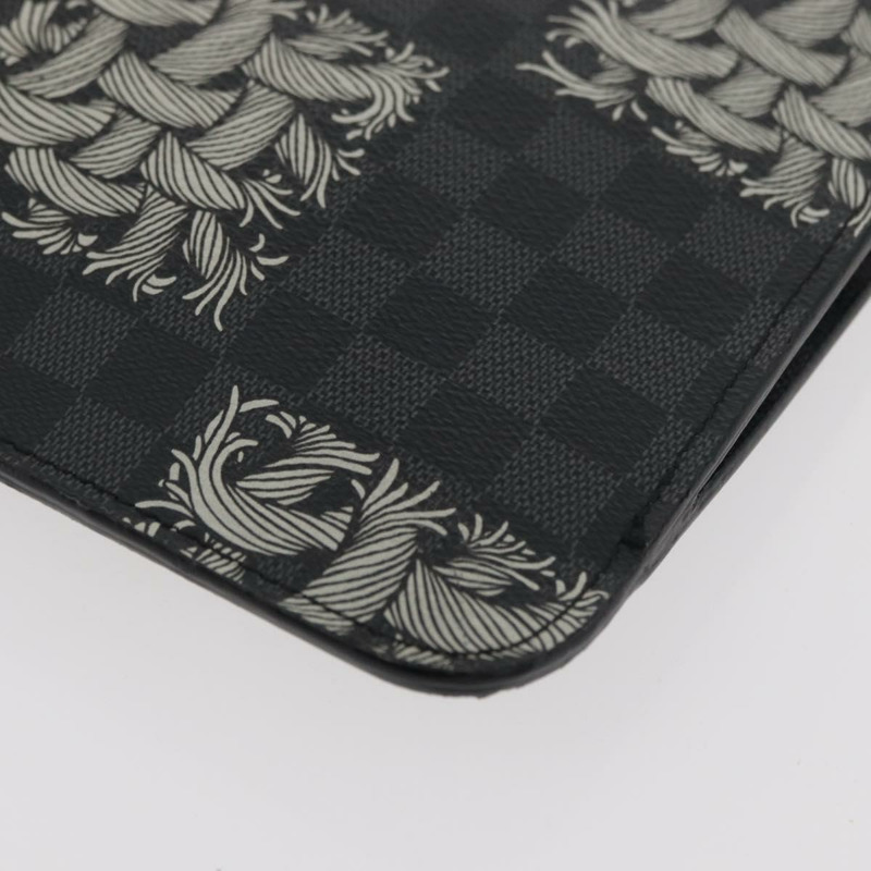 【日本直送】路易威登 Damier Graphite Pochette Jules GM 手拿包 M61232 正品 YKZ1258A-13