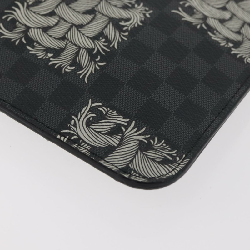 【日本直送】路易威登 Damier Graphite Pochette Jules GM 手拿包 M61232 正品 YKZ1258A-15