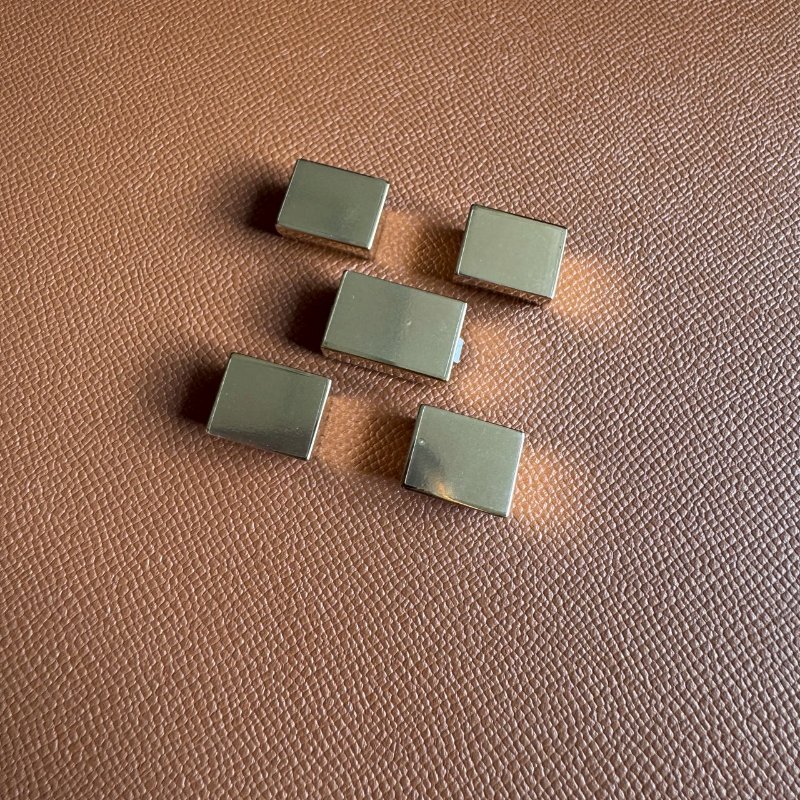 💥絕版款 Hermes 棕色馬賽克金釦肩背斜背兩用包24CM-6