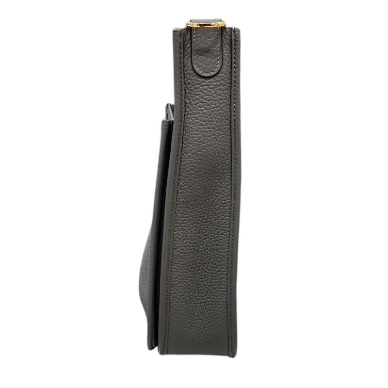 HERMES 愛馬仕 EVELYNE III 29 TC皮 灰色 金釦-3