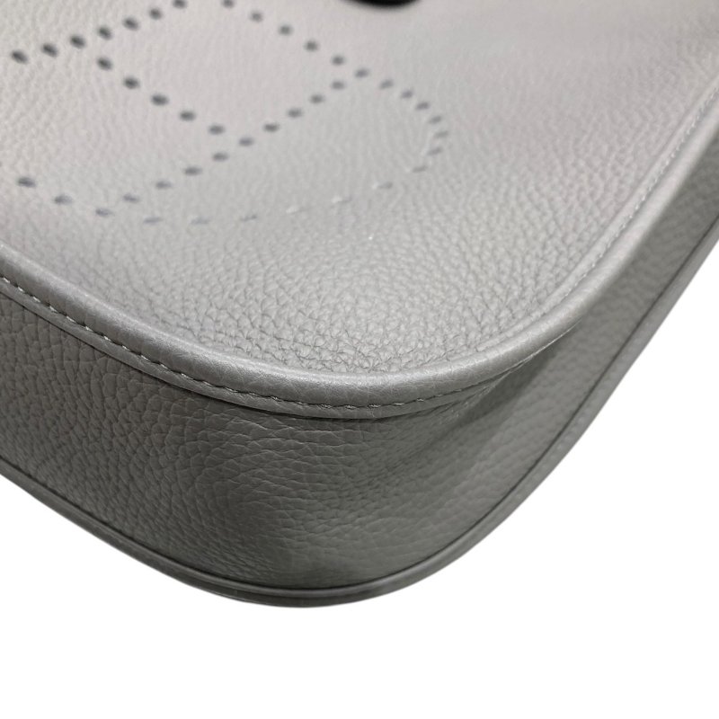 HERMES 愛馬仕 EVELYNE III 29 TC皮 灰色 金釦-7