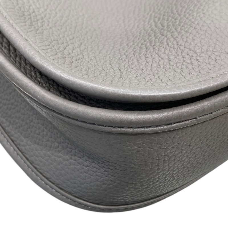 HERMES 愛馬仕 EVELYNE III 29 TC皮 灰色 金釦-9