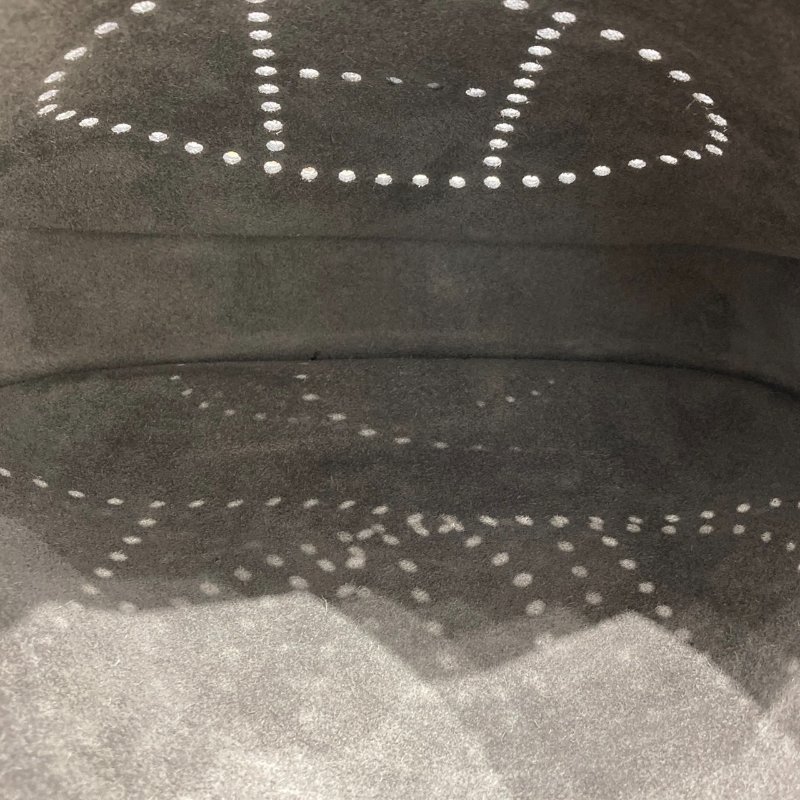 HERMES 愛馬仕 EVELYNE III 29 TC皮 灰色 金釦-12