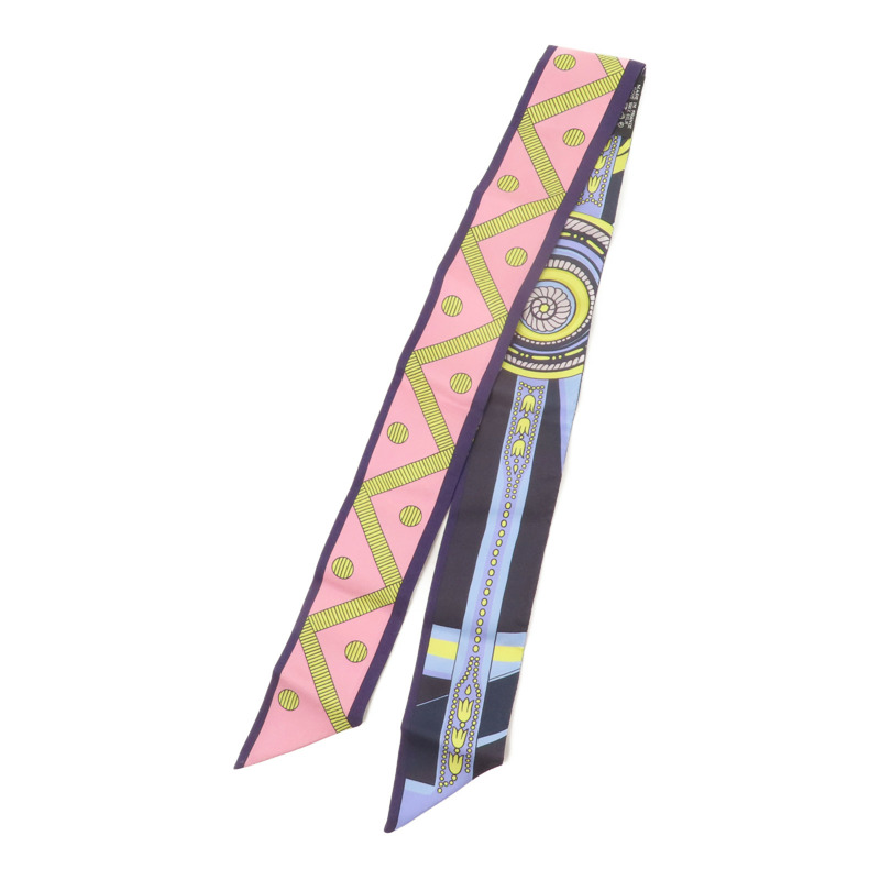 HERMES 絲質Twilly絲巾-1