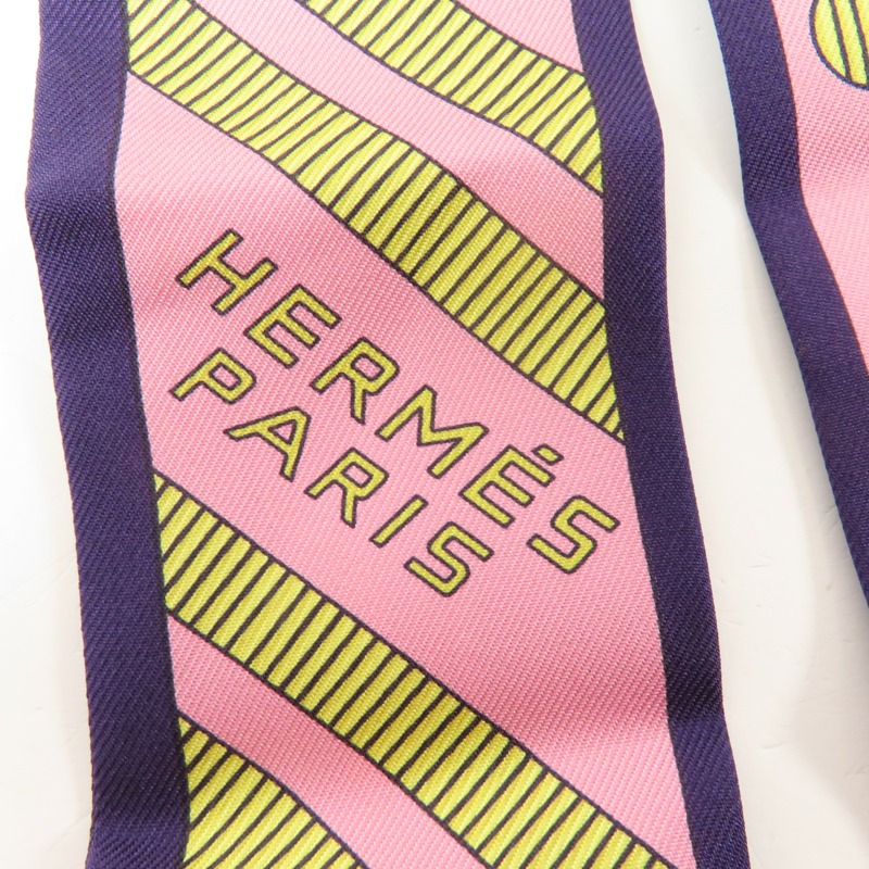 HERMES 絲質Twilly絲巾-3