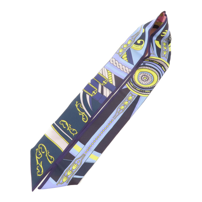 HERMES 絲質Twilly絲巾-4