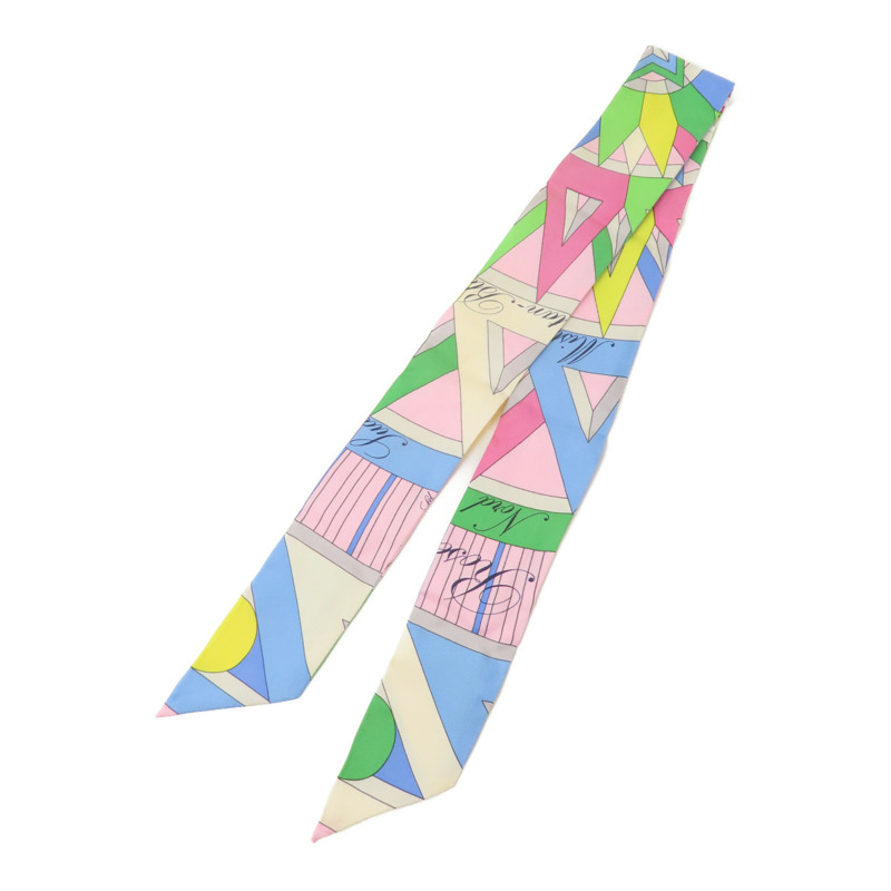 HERMES 絲質Twilly絲巾-1