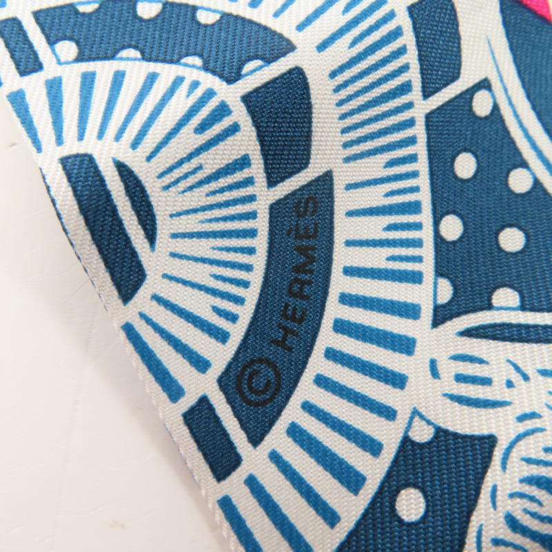 HERMES 絲質Twilly絲巾-6