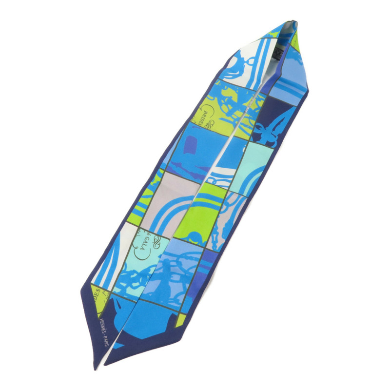 HERMES 絲質Twilly絲巾-2