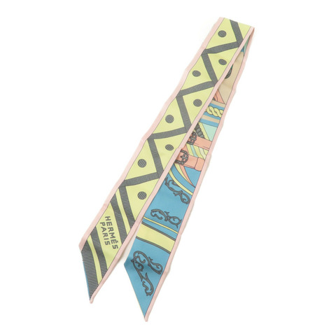 HERMES 絲質Twilly絲巾