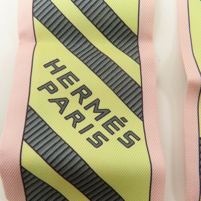 HERMES 絲質Twilly絲巾-3