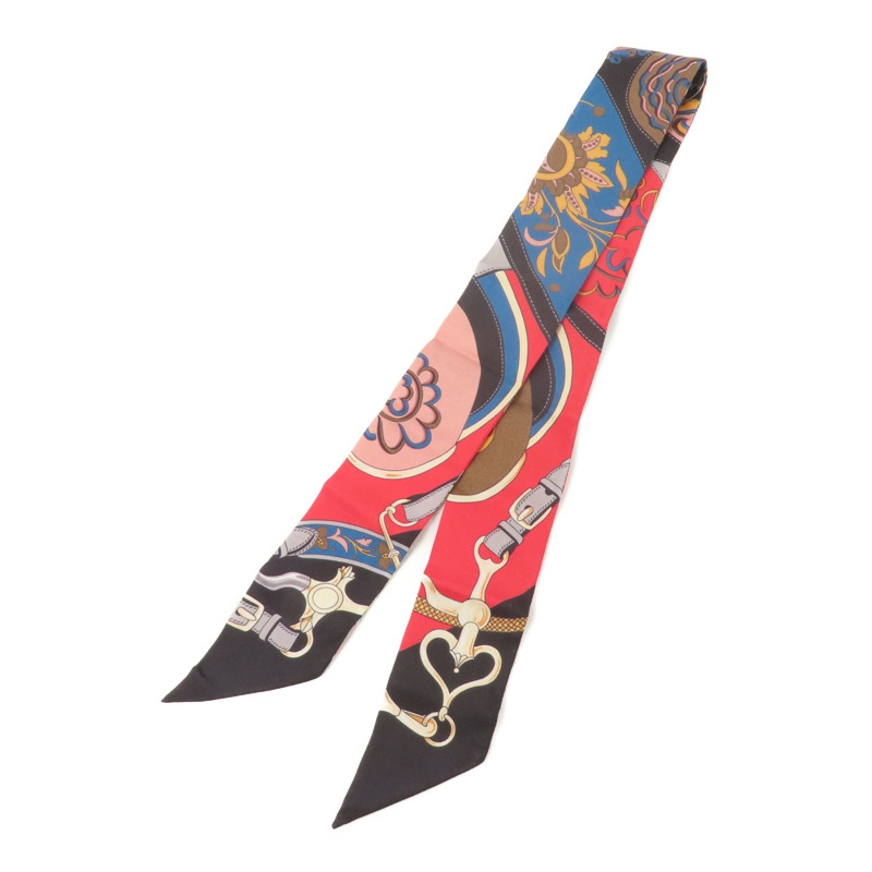 HERMES 絲質Twilly絲巾-1