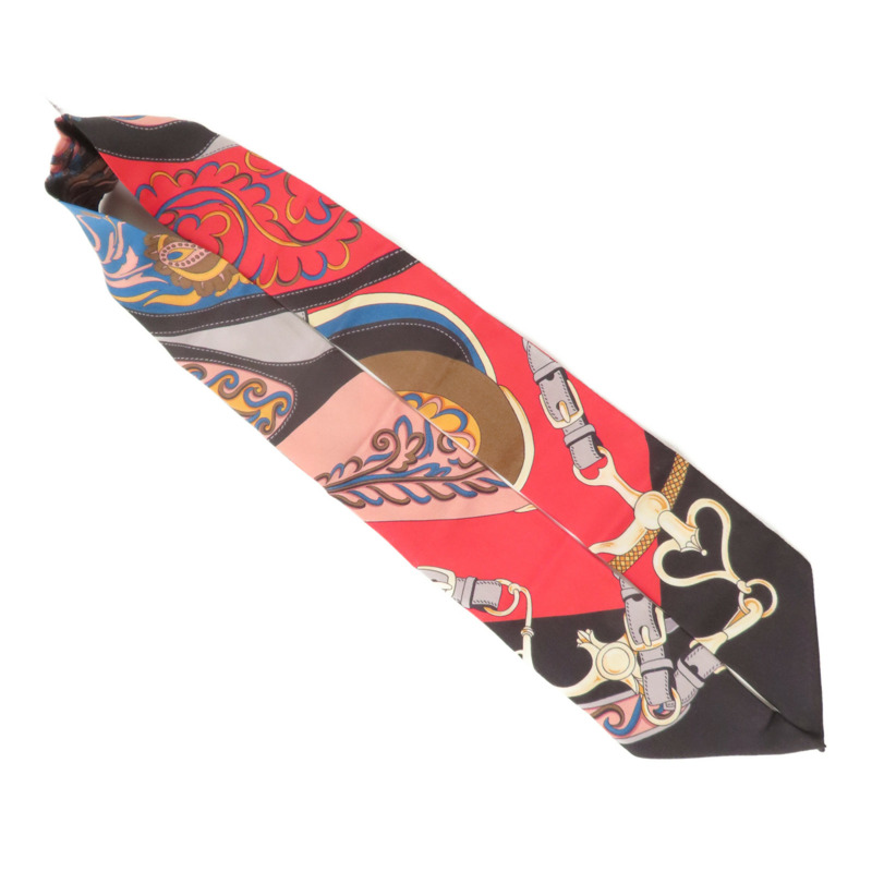 HERMES 絲質Twilly絲巾-4