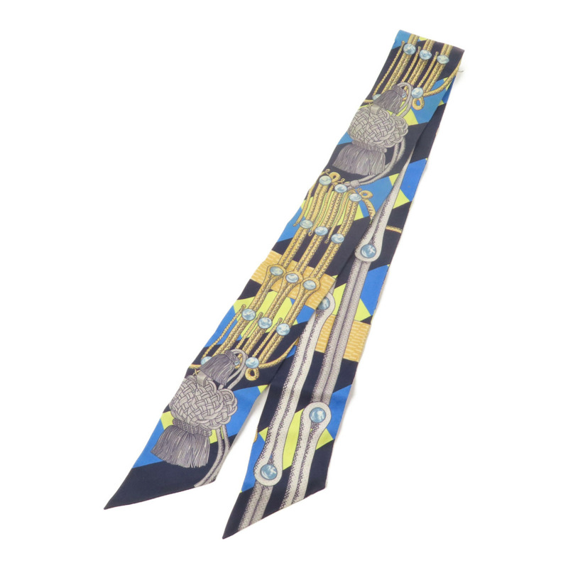 HERMES 絲質Twilly絲巾-1