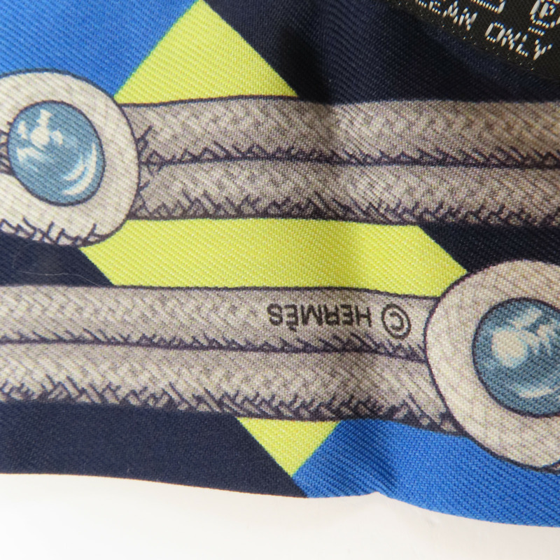 HERMES 絲質Twilly絲巾-5