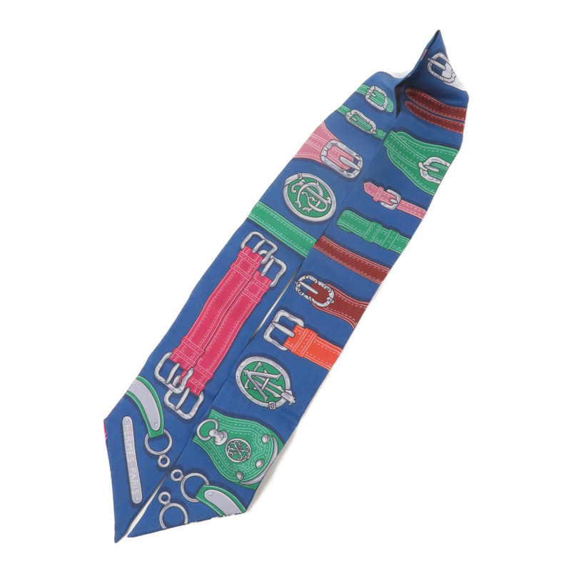 HERMES 絲質Twilly絲巾-2