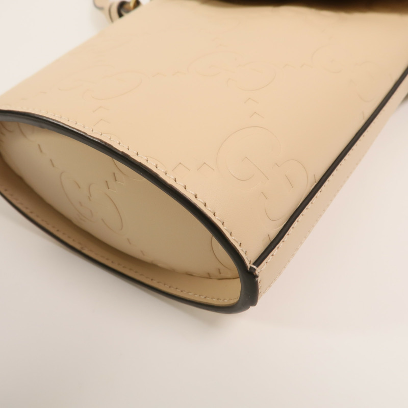 GUCCI 牛皮皮革Guccissima手挽肩背兩用袋-9