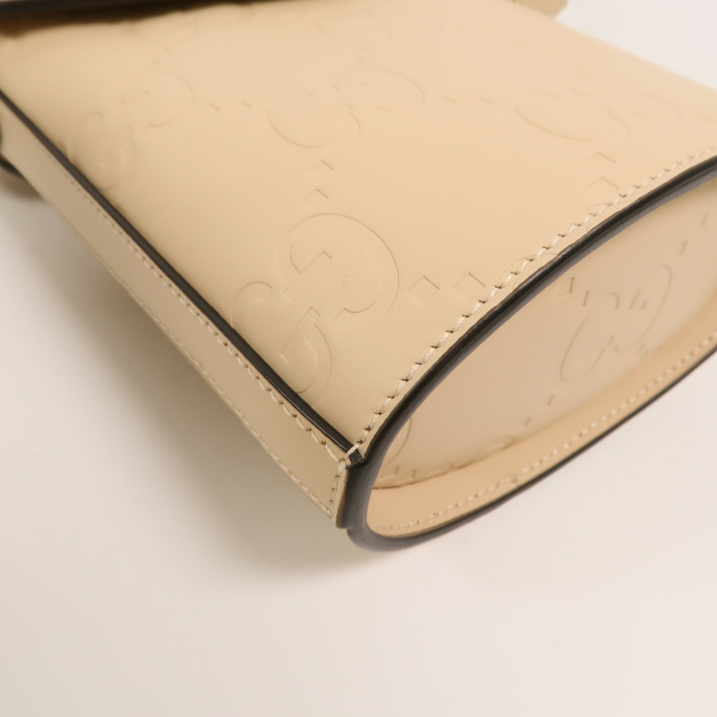 GUCCI 牛皮皮革Guccissima手挽肩背兩用袋-10