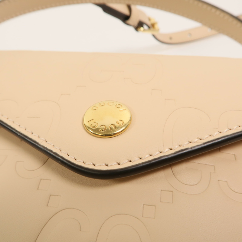 GUCCI 牛皮皮革Guccissima手挽肩背兩用袋-13