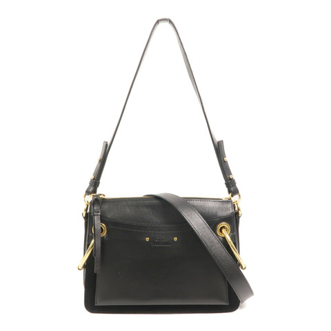 Chloe 麂皮/牛皮皮革Roy Satchel Bag手挽肩背兩用袋