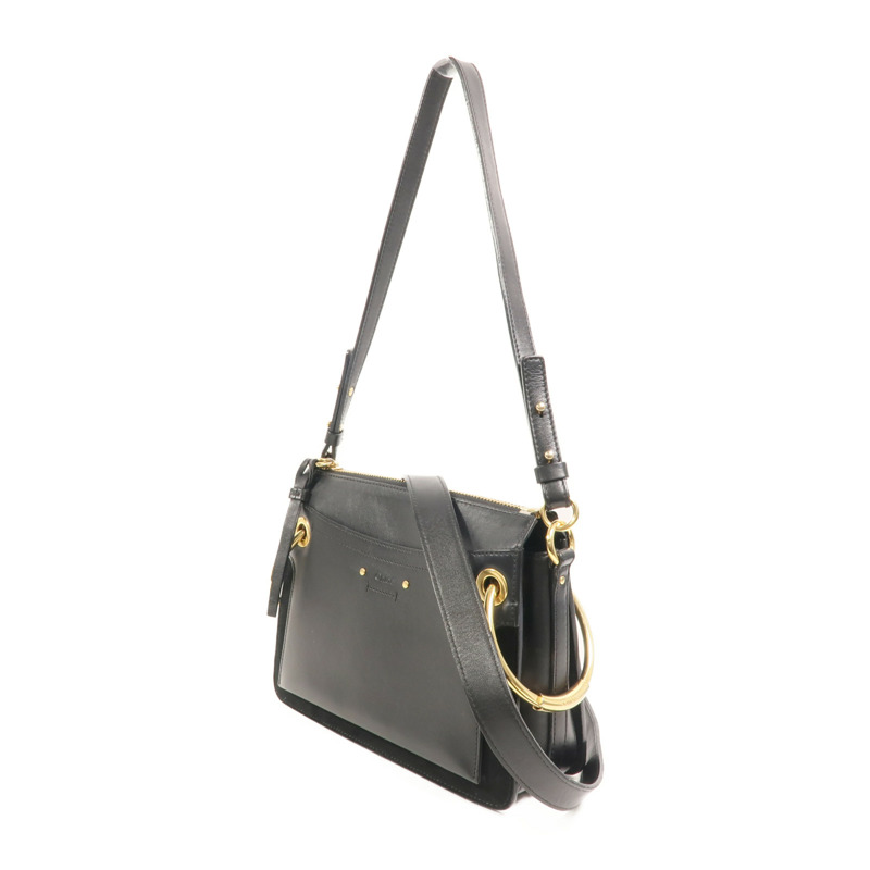 Chloe 麂皮/牛皮皮革Roy Satchel Bag手挽肩背兩用袋-1