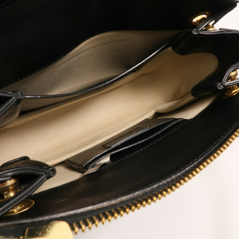 Chloe 麂皮/牛皮皮革Roy Satchel Bag手挽肩背兩用袋-4