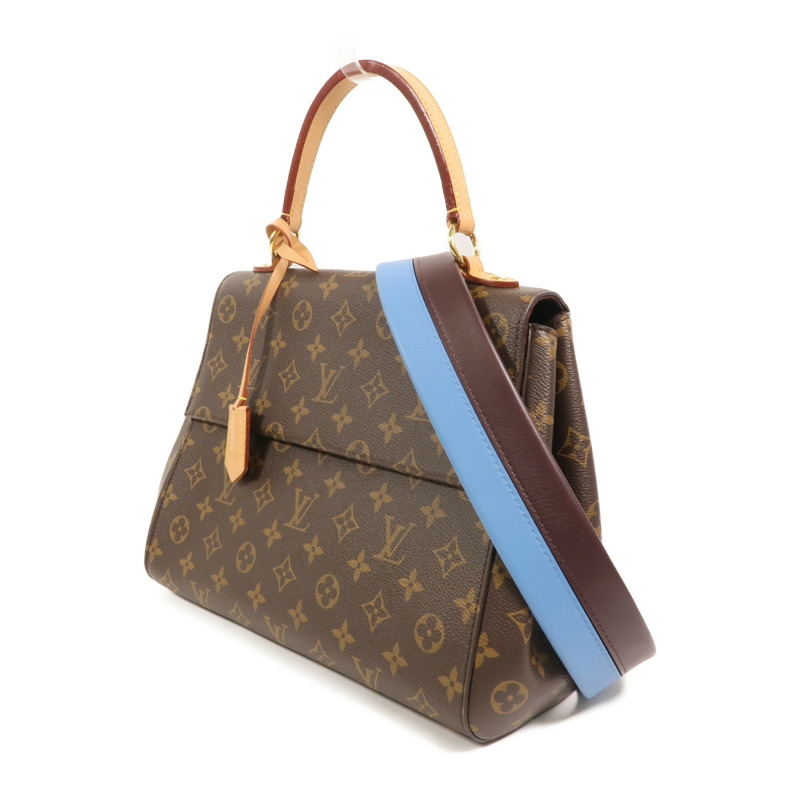 LOUIS VUITTON Monogram Cluny MM手挽肩背兩用袋-2