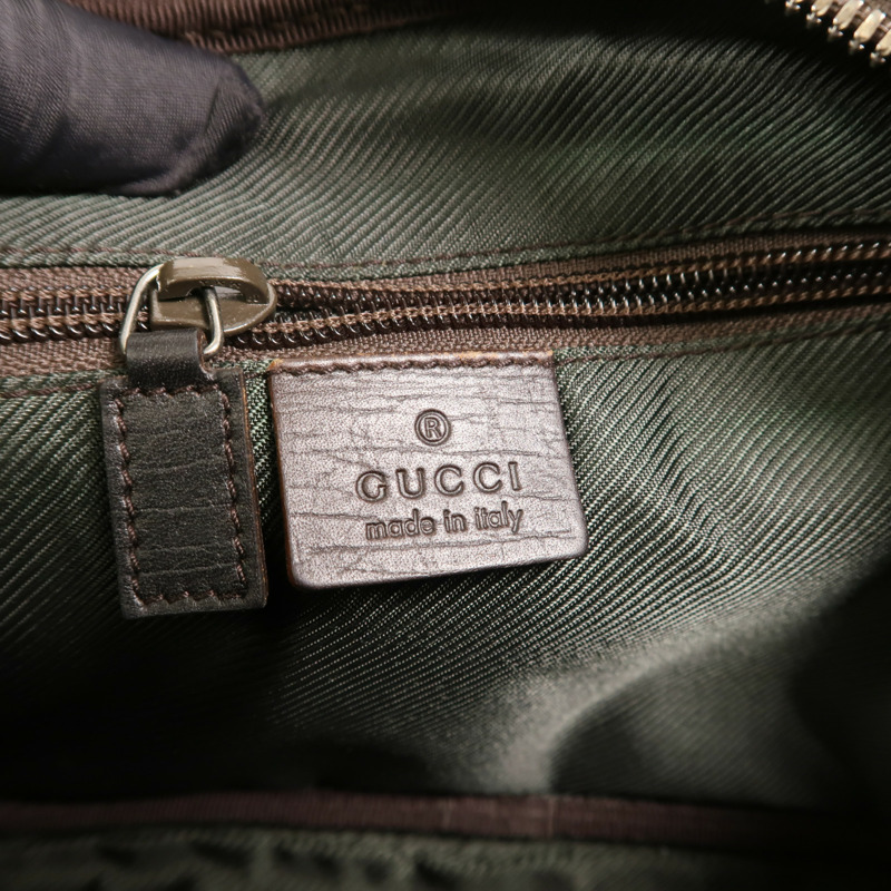 GUCCI 塗層帆布Shoulder Bag肩背袋-5