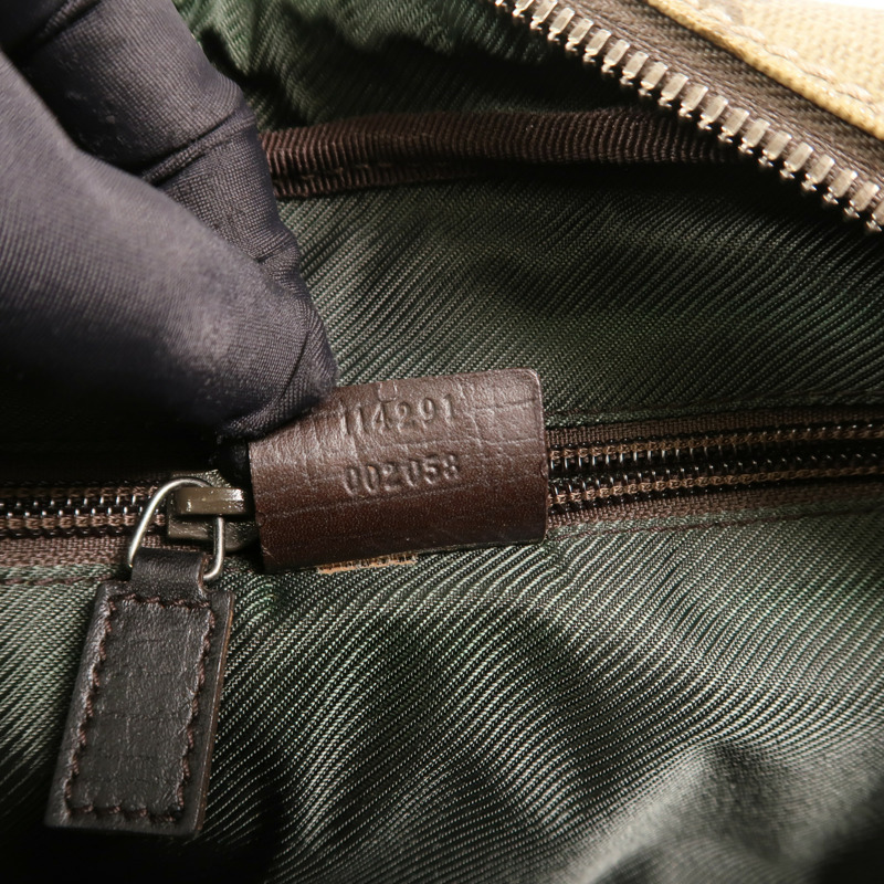 GUCCI 塗層帆布Shoulder Bag肩背袋-6