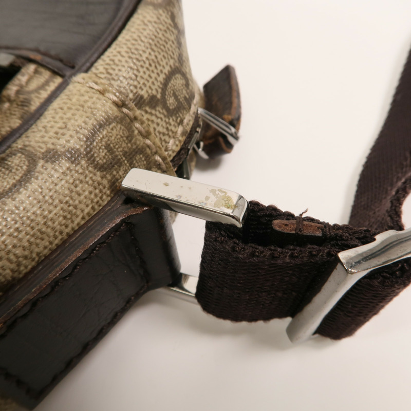 GUCCI 塗層帆布Shoulder Bag肩背袋-14