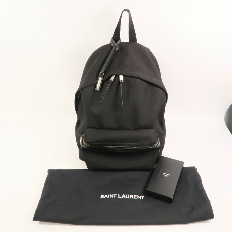 SAINT LAURENT 帆布The Cit-e BackPack背包-10