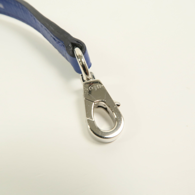 HERMES Evercolor皮革Mini Bolide 1923手挽肩背兩用袋Bleu Electrique-10