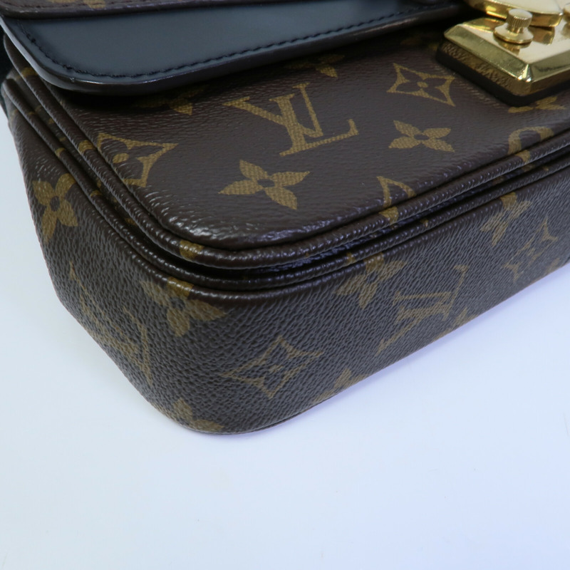 LOUIS VUITTON Monogram Marceau鏈帶肩背袋-9