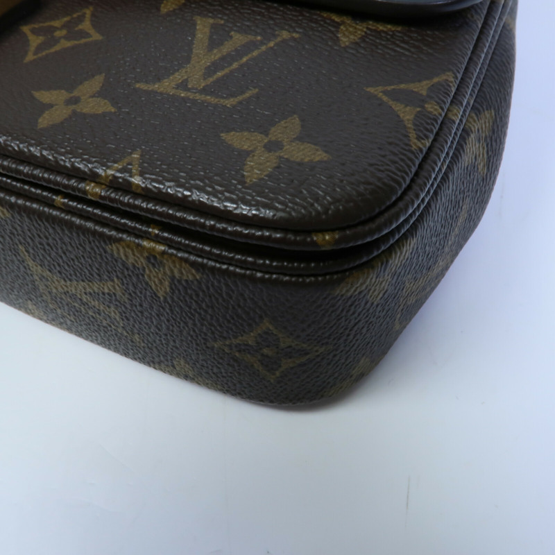 LOUIS VUITTON Monogram Marceau鏈帶肩背袋-10