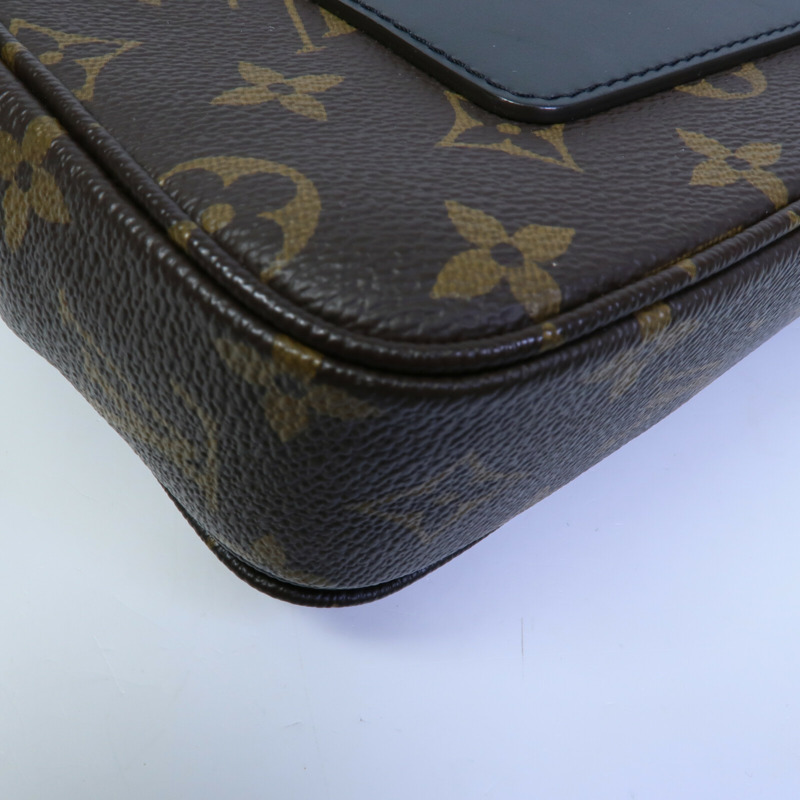 LOUIS VUITTON Monogram Marceau鏈帶肩背袋-11