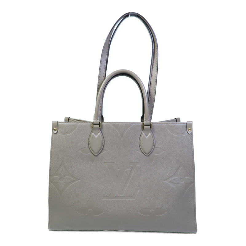 LOUIS VUITTON Monogram Empreinte On The Go MM手挽肩背兩用袋-1