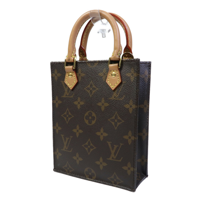 LOUIS VUITTON Monogram Petit Sac Plat手挽肩背兩用袋-2