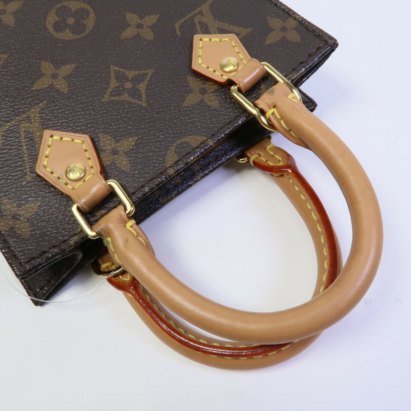 LOUIS VUITTON Monogram Petit Sac Plat手挽肩背兩用袋-8