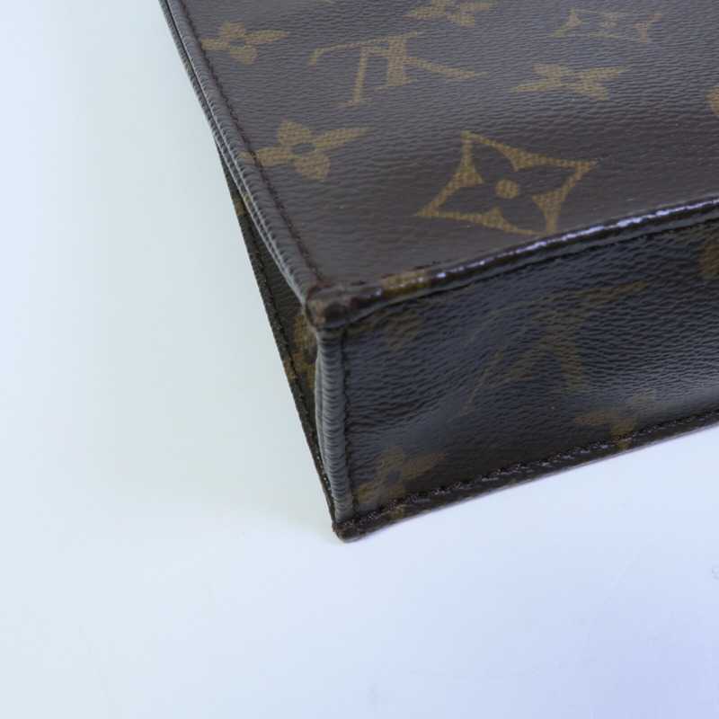 LOUIS VUITTON Monogram Petit Sac Plat手挽肩背兩用袋-10