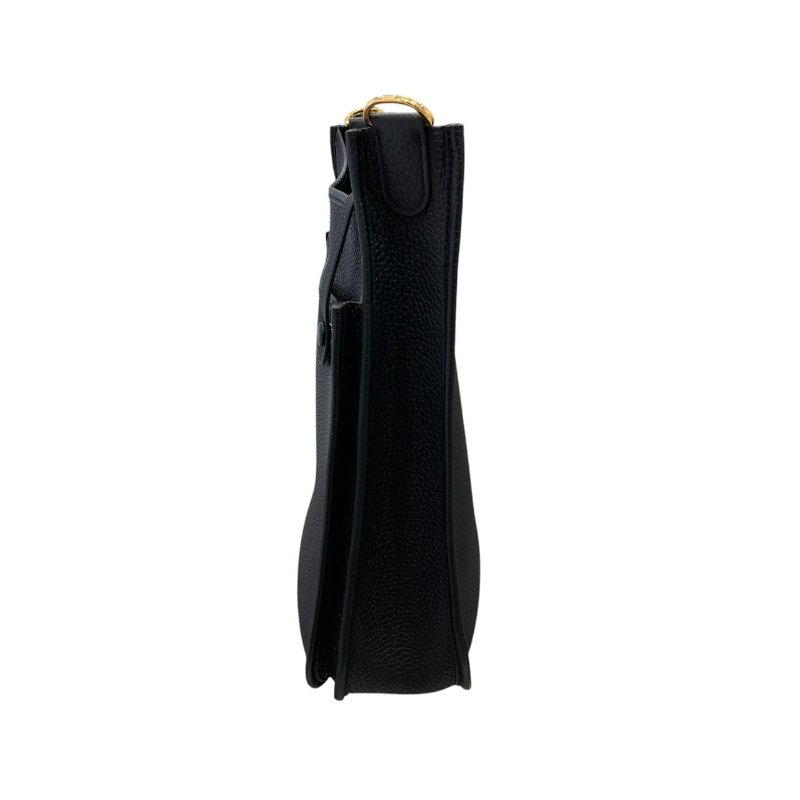 HERMES 愛馬仕 EVELYNE III 29 TC皮 黑色 金釦-3