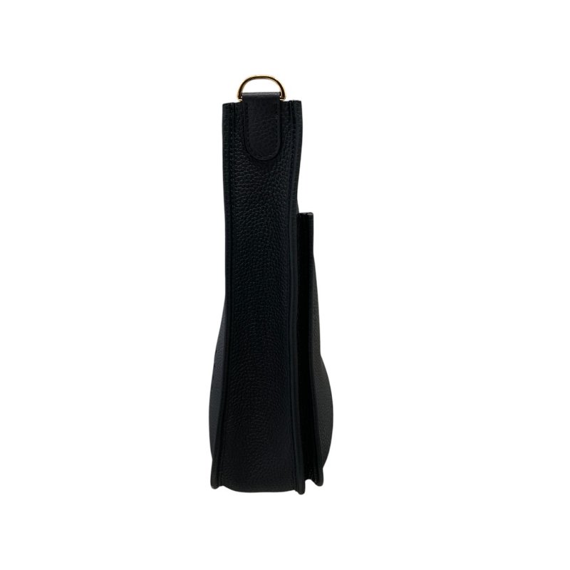 HERMES 愛馬仕 EVELYNE III 29 TC皮 黑色 金釦-4