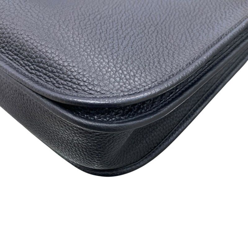 HERMES 愛馬仕 EVELYNE III 29 TC皮 黑色 金釦-9