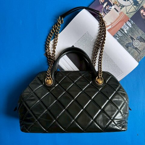 💖上肩超美 Chanel 金鍊雙肩手提鏈包