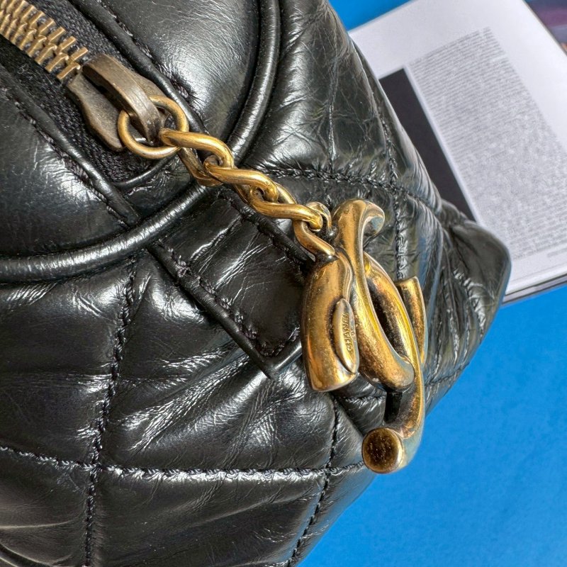 💖上肩超美 Chanel 金鍊雙肩手提鏈包-5