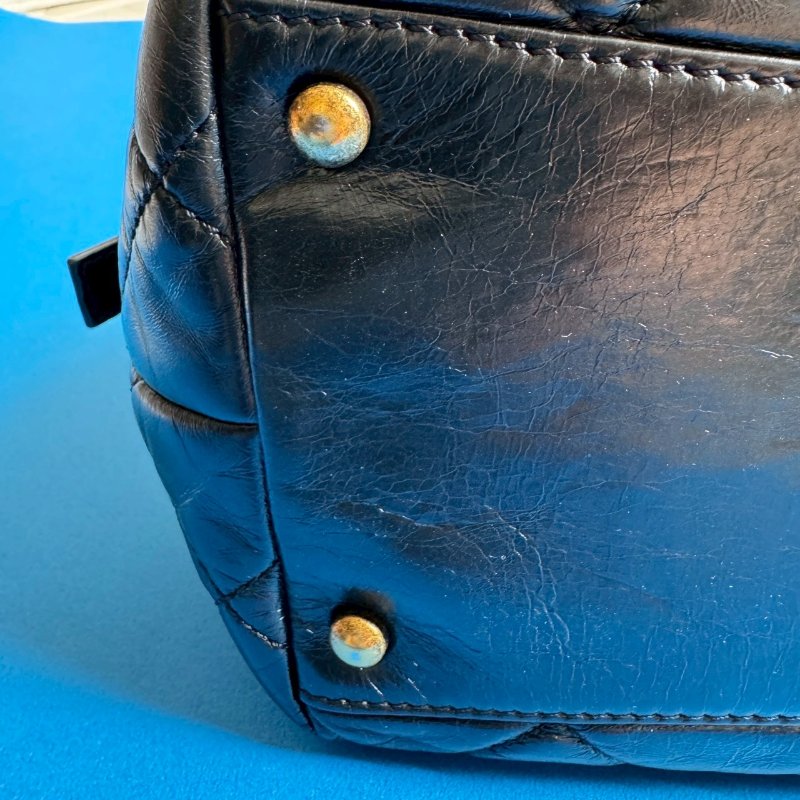 💖上肩超美 Chanel 金鍊雙肩手提鏈包-9